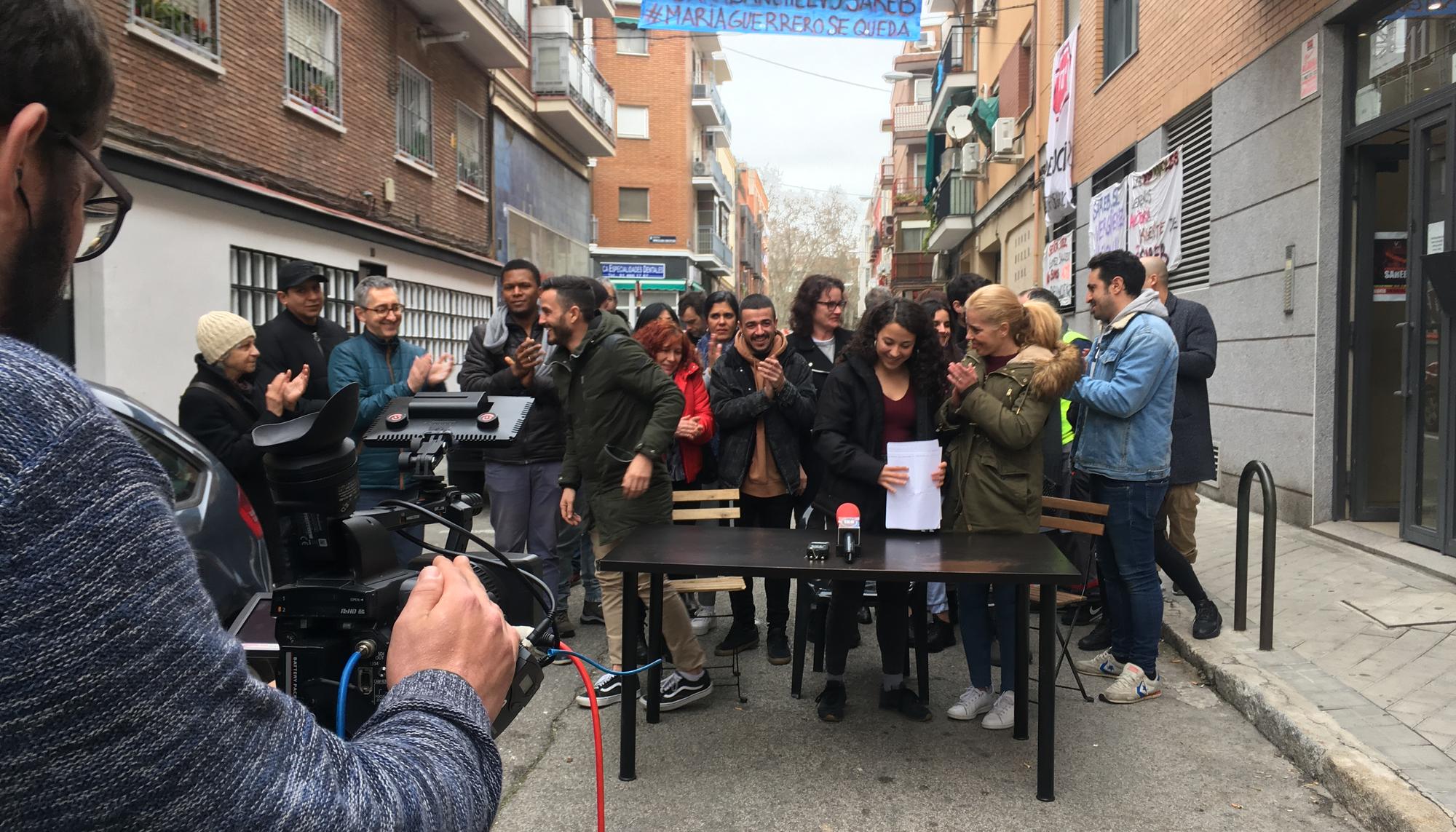 Desahucio María Guerrero Carabanchel